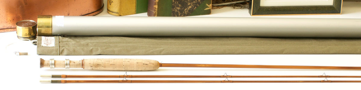 Bob Summers Model 275 Deluxe Bamboo Rod 7'6" 2/2 #4 - overall view