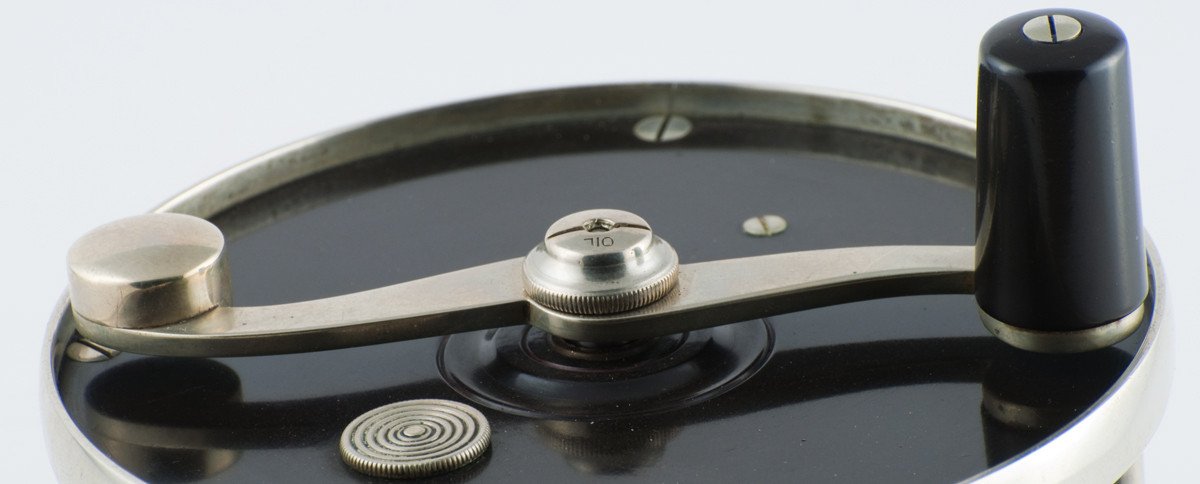 Edward Vom Hofe Model 423 Restigouche 6/0 Fly Reel with Leather Case