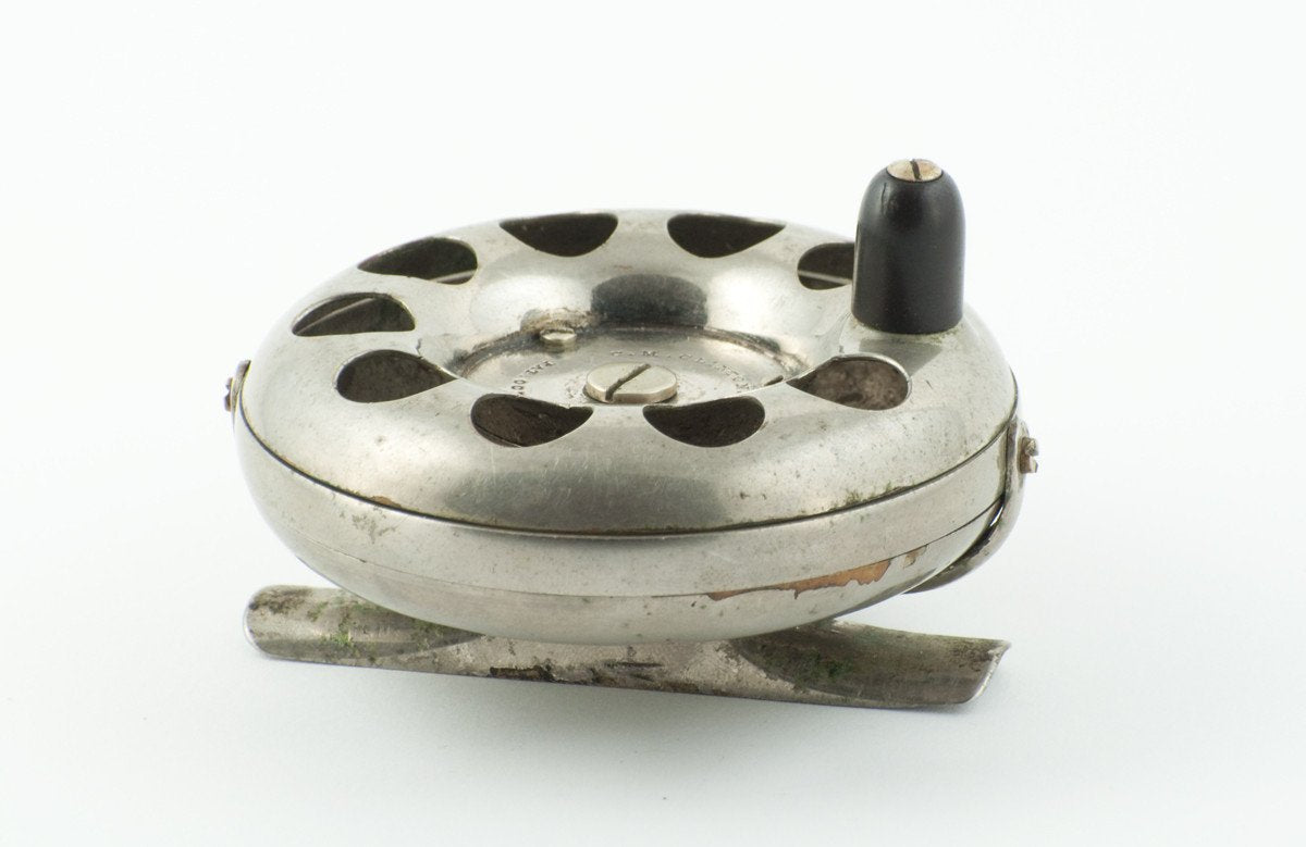 Clinton Nickel Silver Sidemount Trout Reel