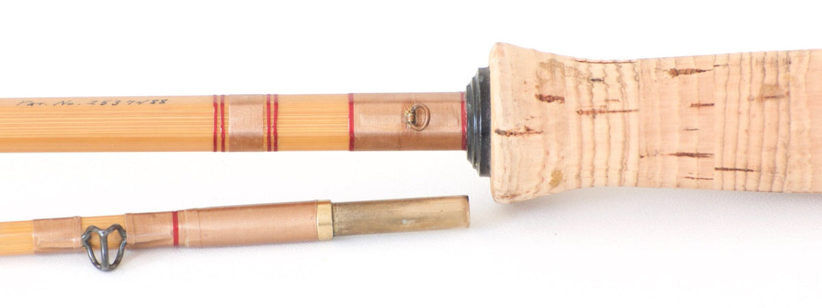 R.L. Winston Bamboo Fly Rod Stoner Era 8'6" 2/1 #5/6 - handle grip and reel seat detail