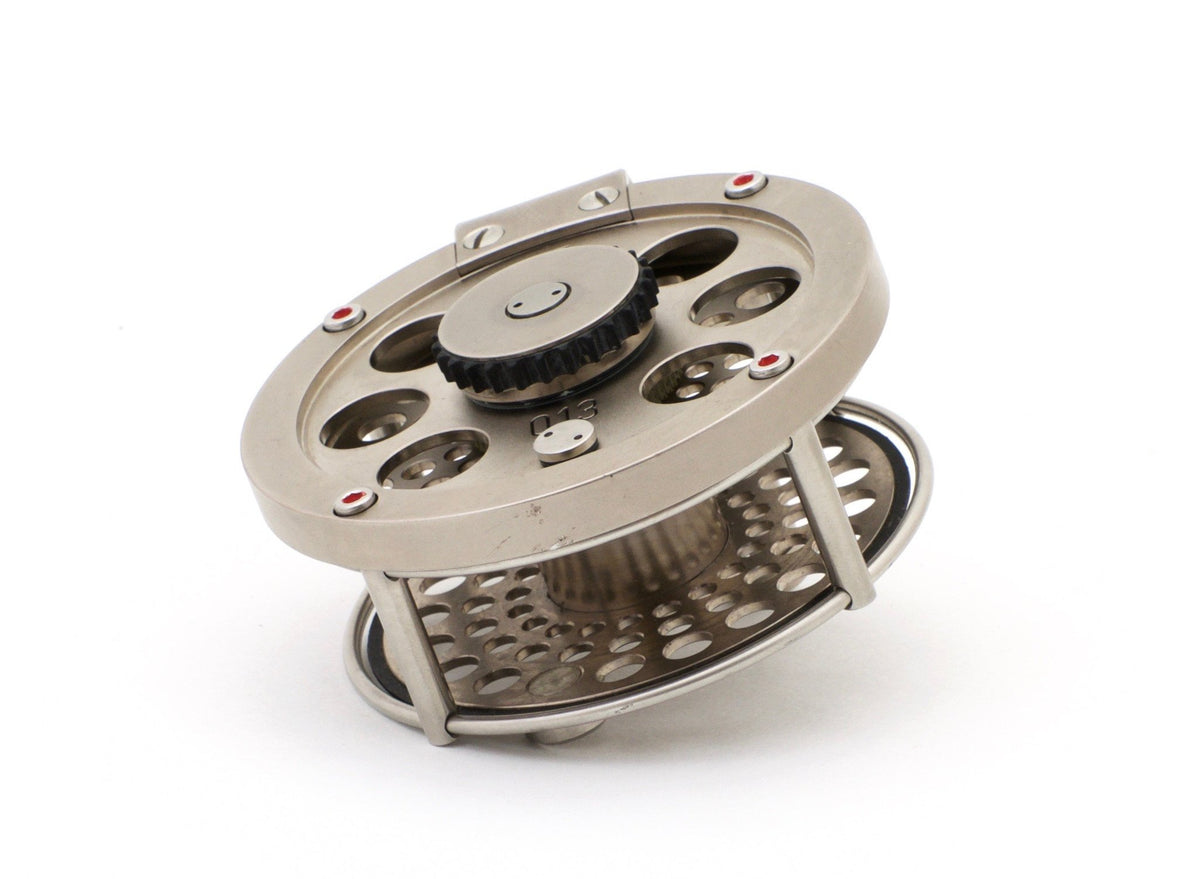 Ari 't Hart S0 Fly Reel and Spare Spool - Nickel Plated