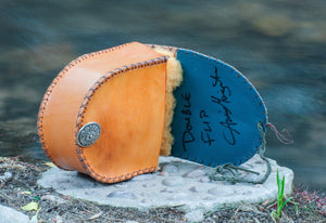 Annie Margarita Leather Reel Case - "Double Flip"