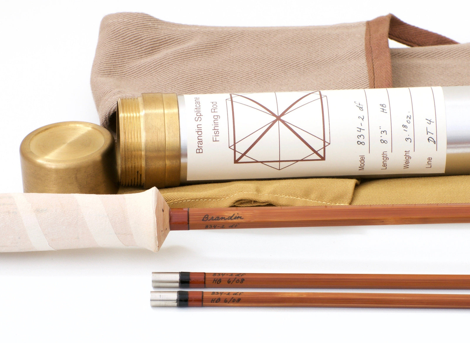 Brandin, Per - Model 834-2 DF Bamboo Rod 