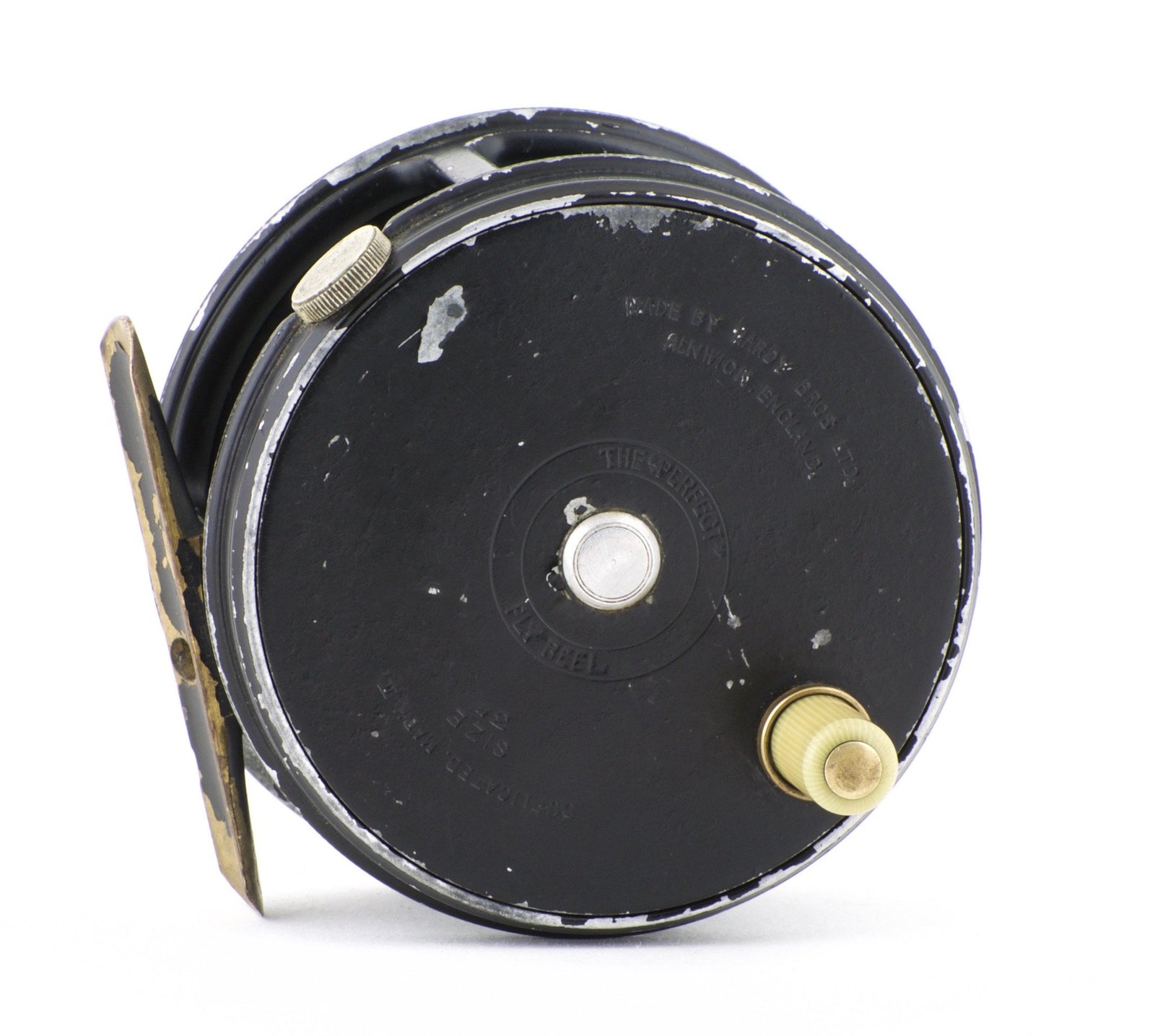 Hardy Perfect 3" Wide Drum Fly Reel w/ War-Time Black Finish