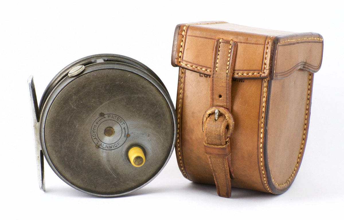 Hardy Block Leather Reel Case for 3 3/8" Perfect