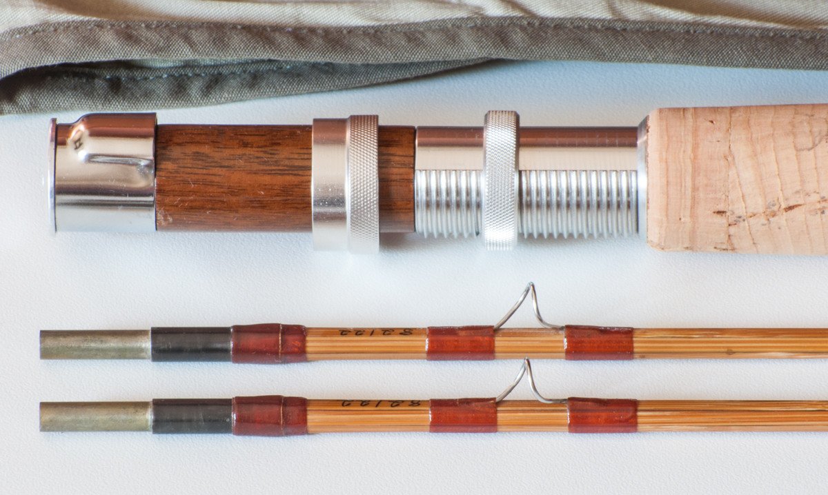 Orvis Wes Jordan 7'6 2/2 5wt Bamboo Rod with Leather Tube