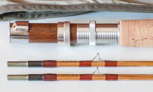 Orvis Wes Jordan 7'6 2/2 5wt Bamboo Rod with Leather Tube