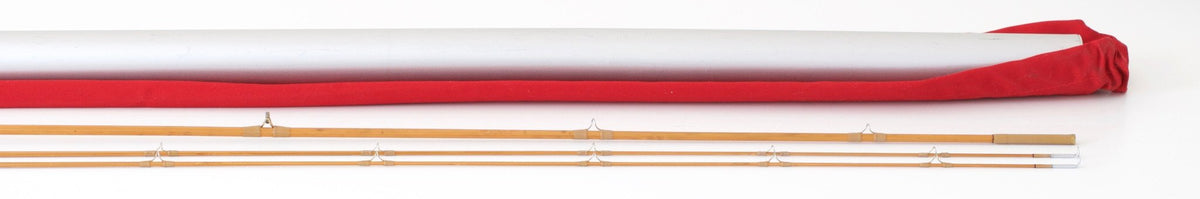 R.L. Winston Bamboo Fly Rod SF-era 8'6" 2/2 3 3/4 oz. - rod sections with guides and wraps