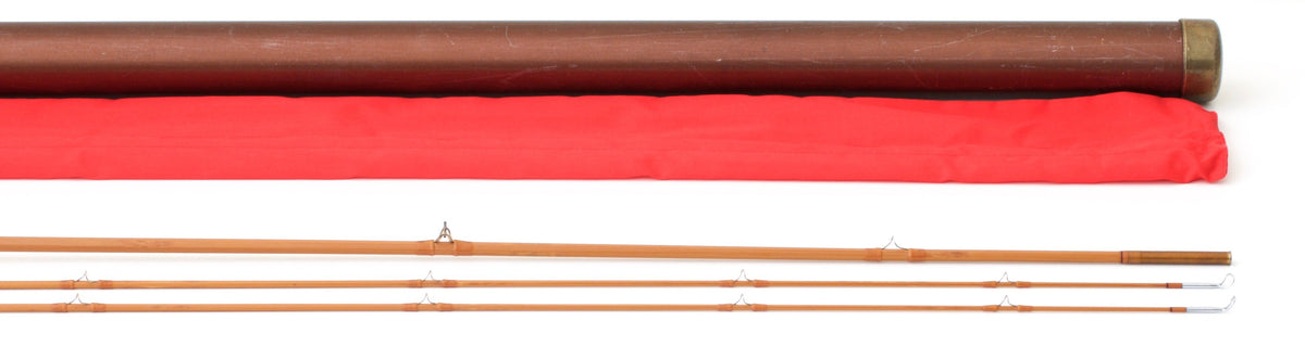 R.L. Winston Bamboo Fly Rod 7'6" 2/2 #4/5 - maker signature and rod markings