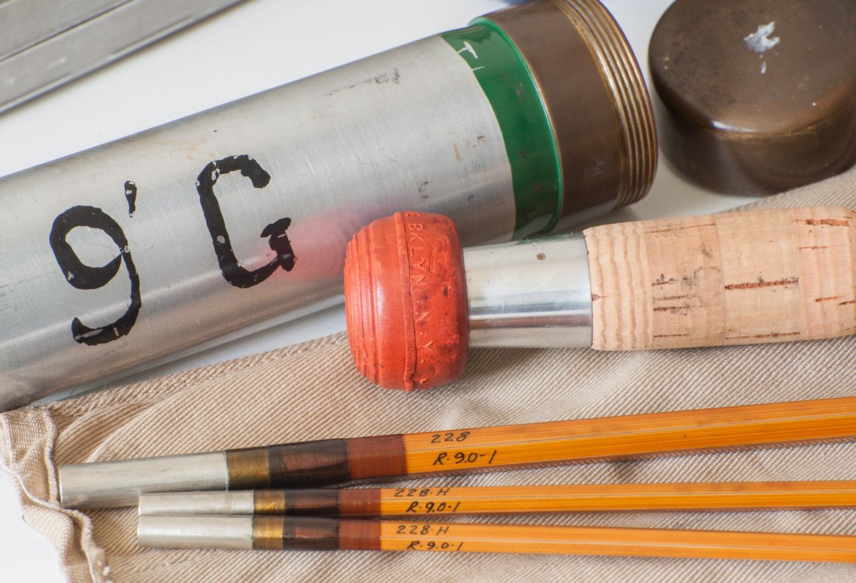 初版本 A Bamboo Fly Rod Everett Garrison Everett Garrison Model 228 Bamboo Rod 9' 3/2 - Spinoza Rod