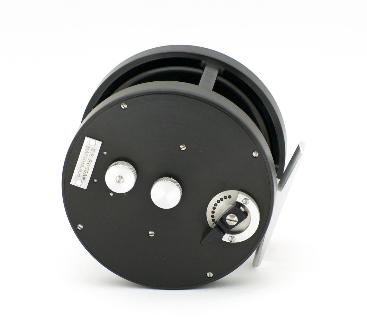 Bogdan Model 400 Fly Reel and Spare Spool - RHW All-Black