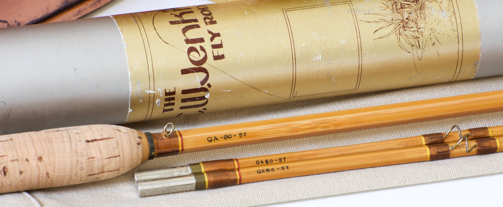 Jenkins Rod Co. Model GA80 Bamboo Rod - 8' 2/2 4-5wt