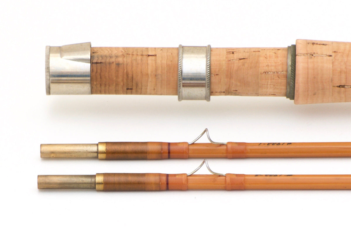 R.L. Winston Bamboo Fly Rod 7'6" 2/2 #4/5 - ferrules and tip tops detail