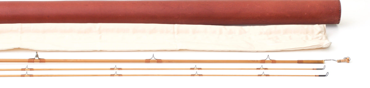 R.L. Winston Bamboo Rod (w/ Arne Mason Case) 8' 2/2 #5 - full rod assembled view