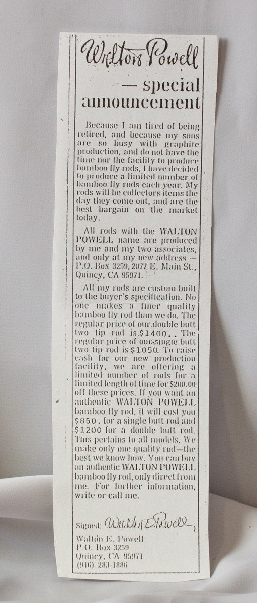 Powell Rods - Ephemera 