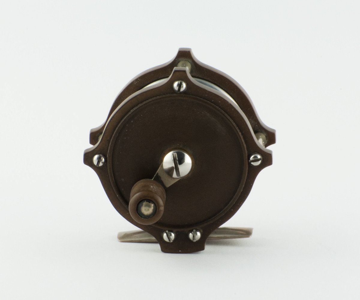 William Mills & Son Original "Fairy" Raised Pillar / Hard Rubber Fly Reel 