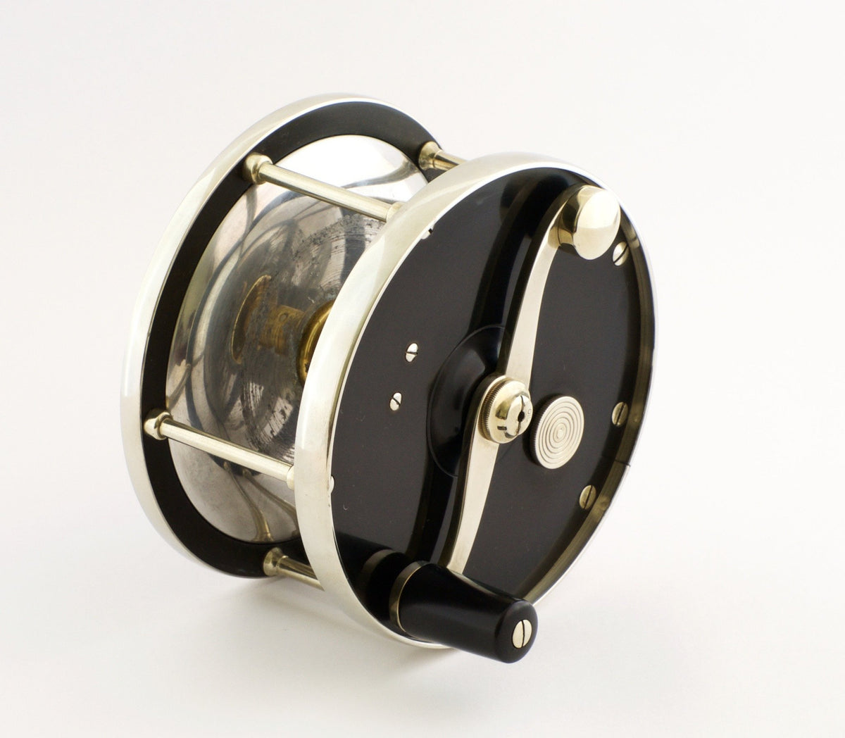 Edward Vom Hofe Model 423 Restigouche 6/0 Fly Reel with Leather Case - LHW