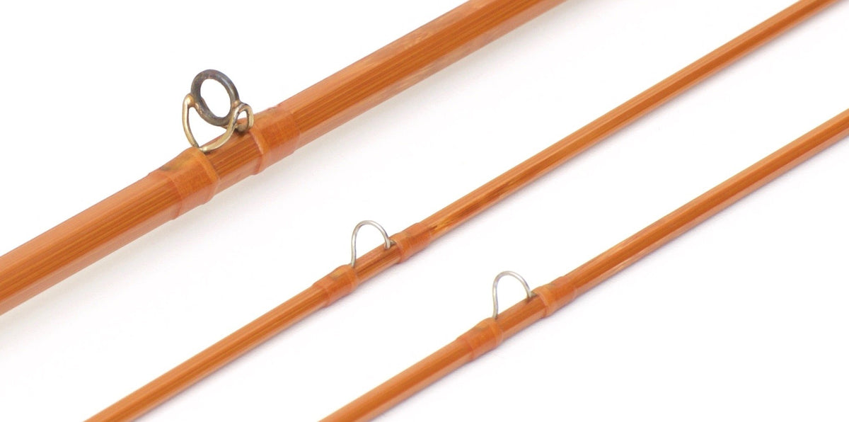 R.L. Winston Bamboo Fly Rod 7'6" 2/2 #4/5 - rod sections with guides and wraps