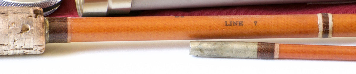 Wright & McGill 8'6" 7wt Denco 8A Fiberglass Fly Rod 