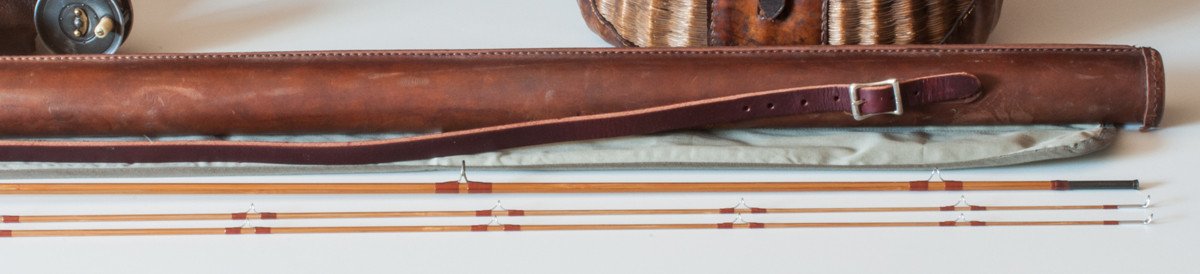 Orvis Wes Jordan 7'6 2/2 5wt Bamboo Rod with Leather Tube