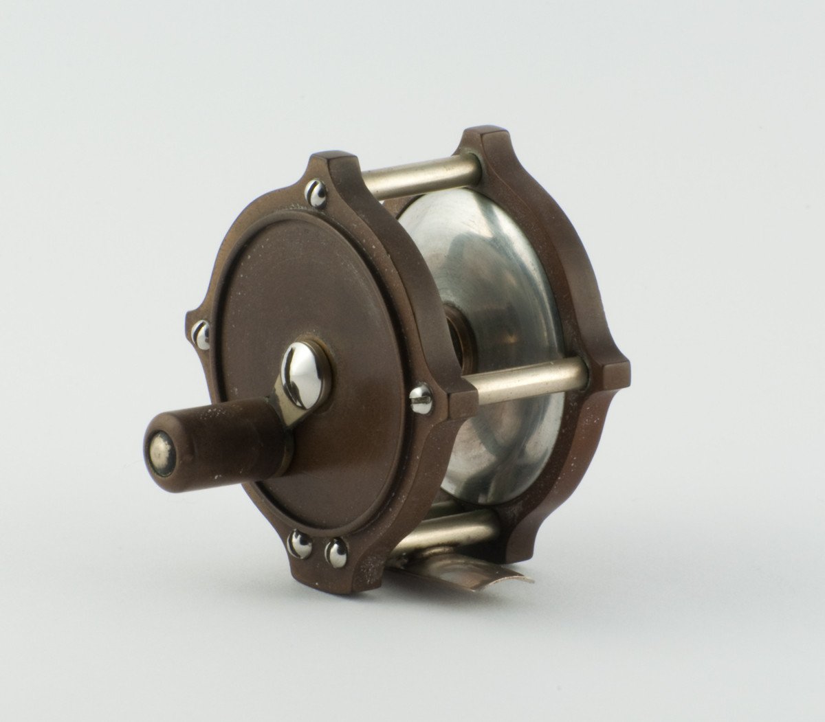 William Mills & Son Original "Fairy" Raised Pillar / Hard Rubber Fly Reel 