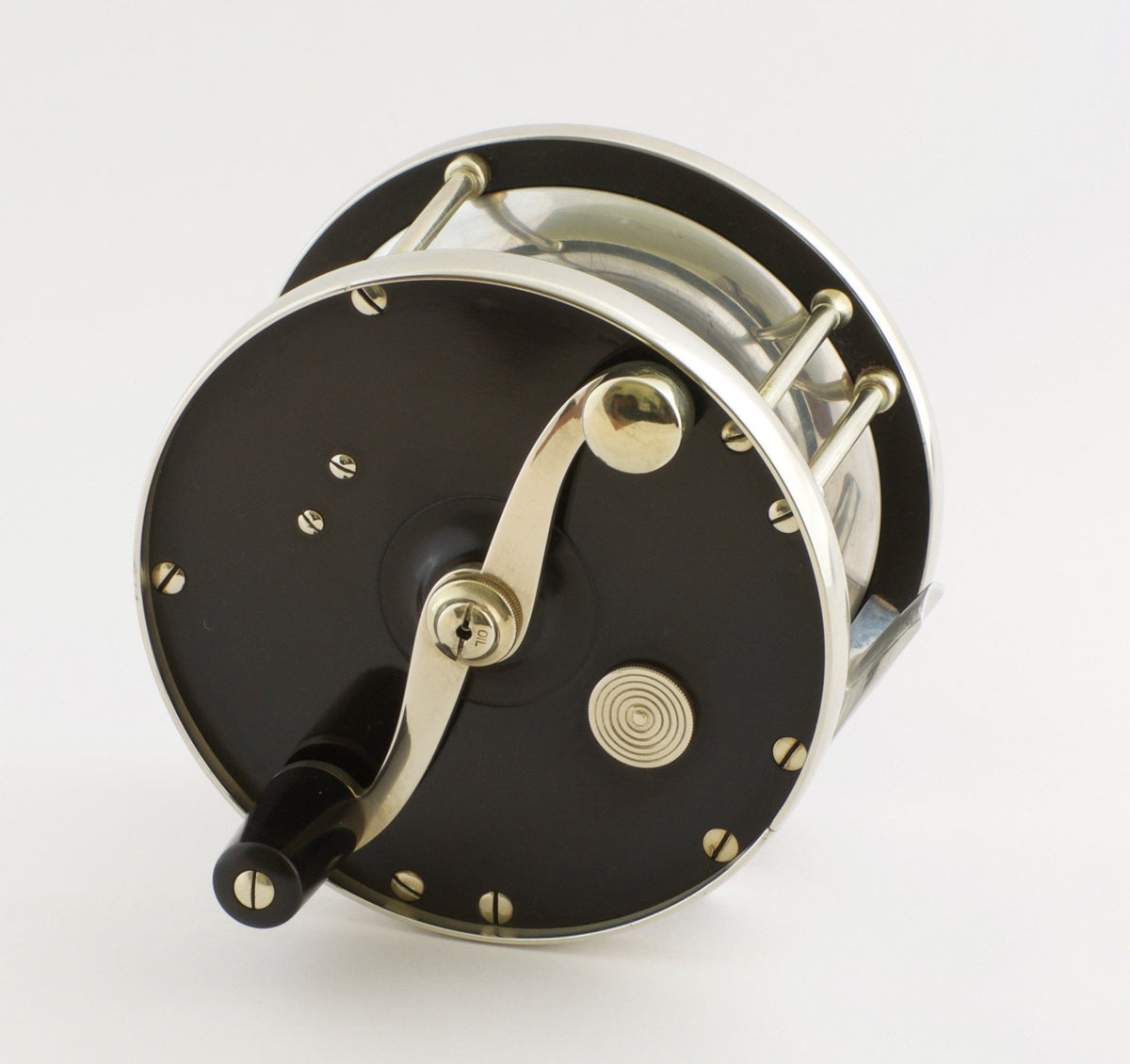 Edward Vom Hofe Model 423 Restigouche 6/0 Fly Reel with Leather Case - LHW