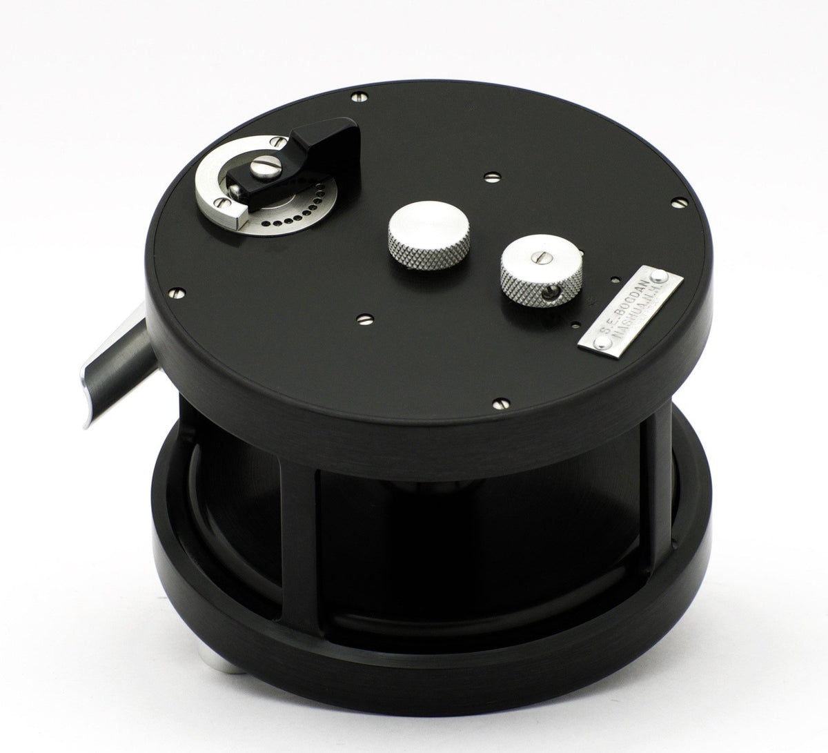 Bogdan Model 400 Fly Reel and Spare Spool - RHW All-Black