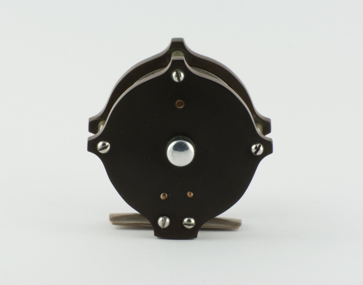 William Mills & Son Original "Fairy" Raised Pillar / Hard Rubber Fly Reel 