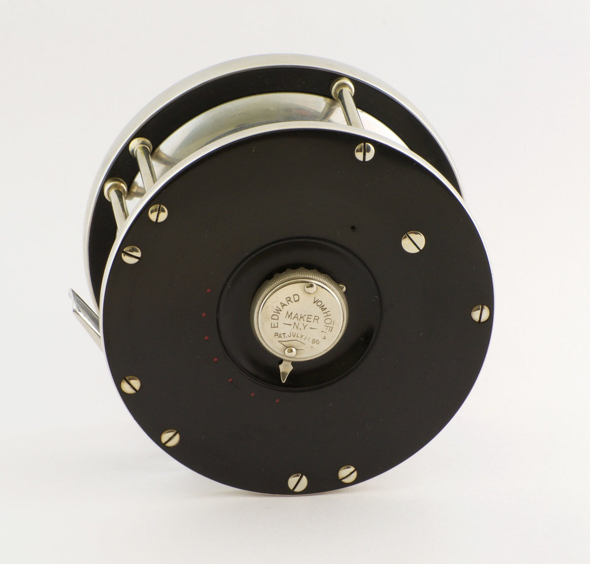 Edward Vom Hofe Model 423 Restigouche 6/0 Fly Reel with Leather Case - LHW