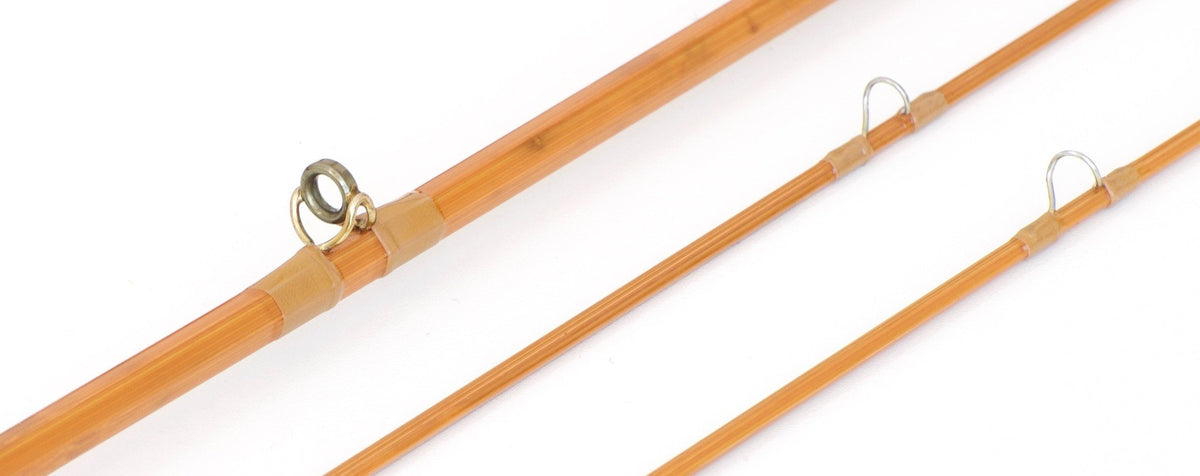 R.L. Winston Bamboo Fly Rod SF-era 8'6" 2/2 3 3/4 oz. - rod sections with guides and wraps