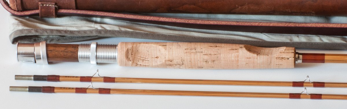 Orvis Wes Jordan 7'6 2/2 5wt Bamboo Rod with Leather Tube