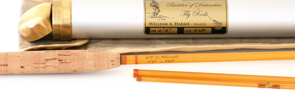 Harms, William A. - 6'6 4wt Fiberglass Fly Rod 