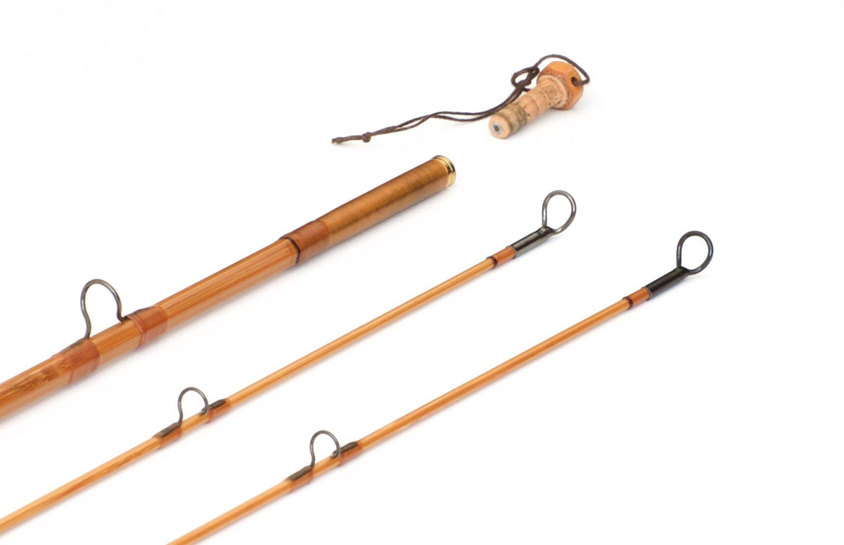 R.L. Winston Bamboo Rod (w/ Arne Mason Case) 8' 2/2 #5 - rod sections with guides and wraps