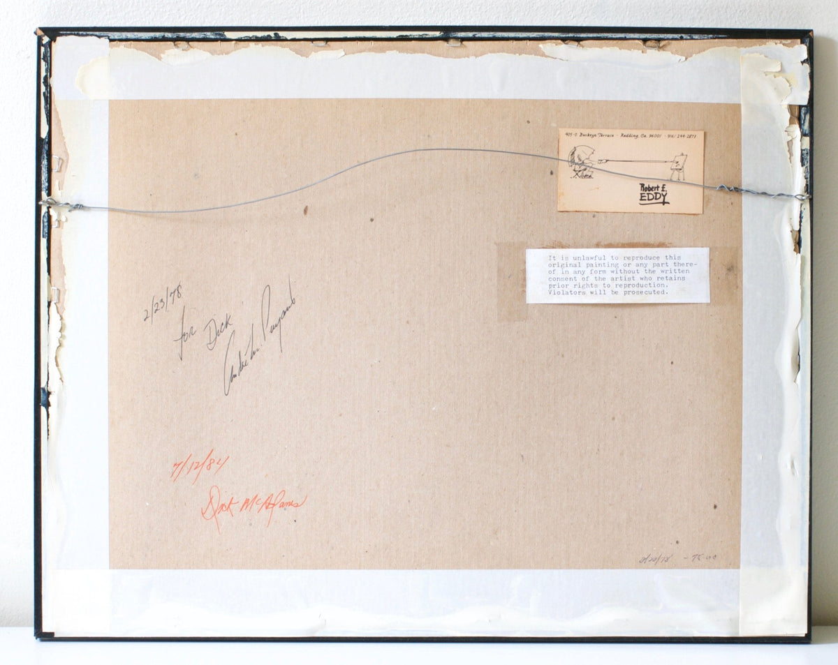 Eddy, Bob -- "Van Luven Orange" Watercolor