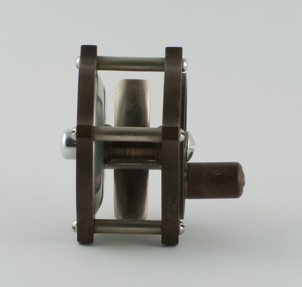 William Mills & Son Original "Fairy" Raised Pillar / Hard Rubber Fly Reel 