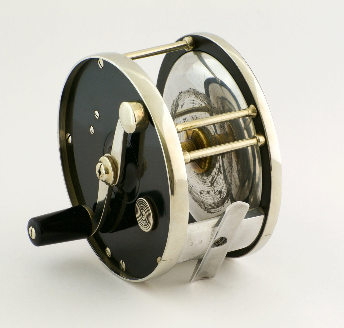 Edward Vom Hofe Model 423 Restigouche 6/0 Fly Reel with Leather Case - LHW