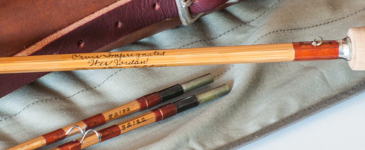 Orvis Wes Jordan 7'6 2/2 5wt Bamboo Rod with Leather Tube