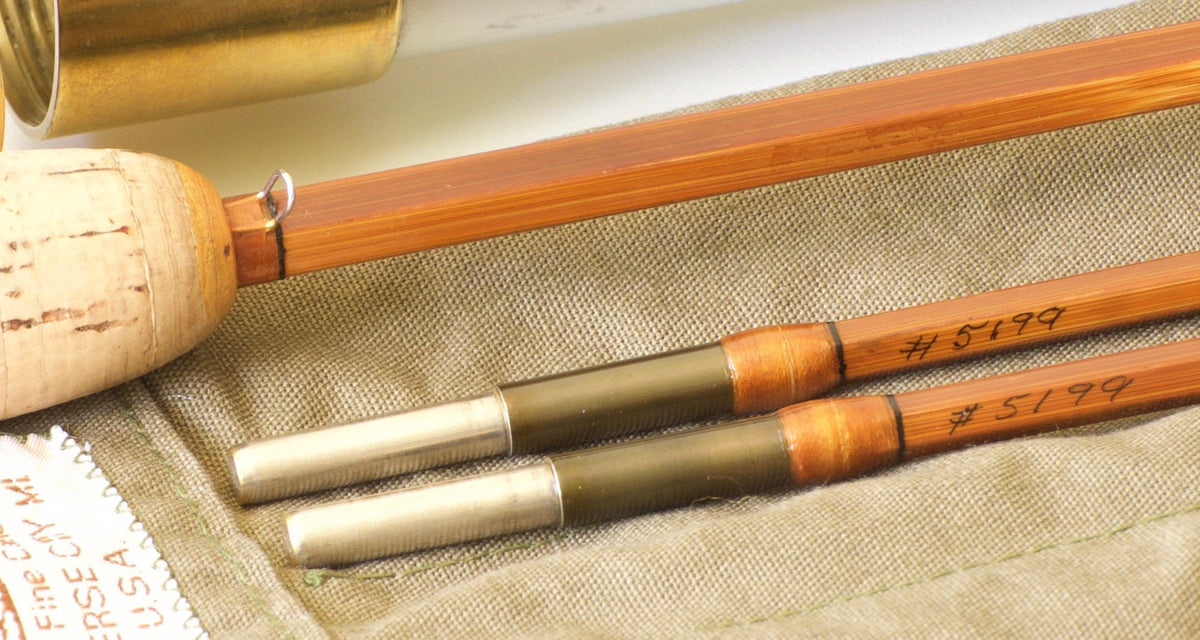 Bob Summers Model 275 Deluxe Bamboo Rod 7'6" 2/2 #4 - overall view