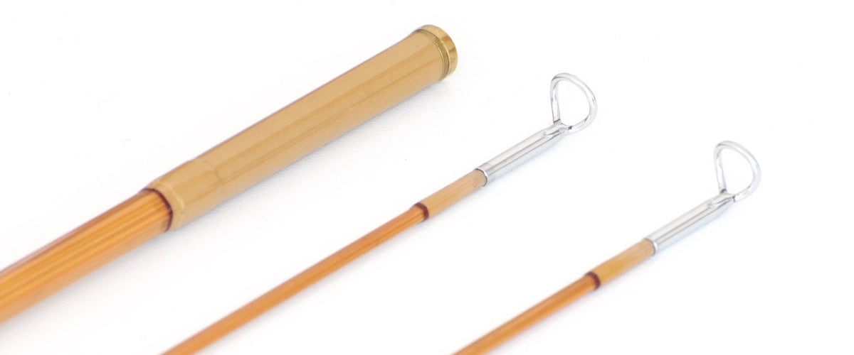 R.L. Winston Bamboo Fly Rod SF-era 8'6" 2/2 3 3/4 oz. - rod sections with guides and wraps