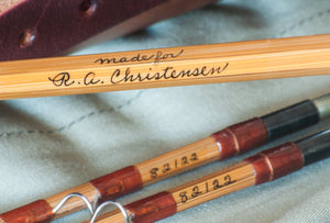 Orvis Wes Jordan 7'6 2/2 5wt Bamboo Rod with Leather Tube