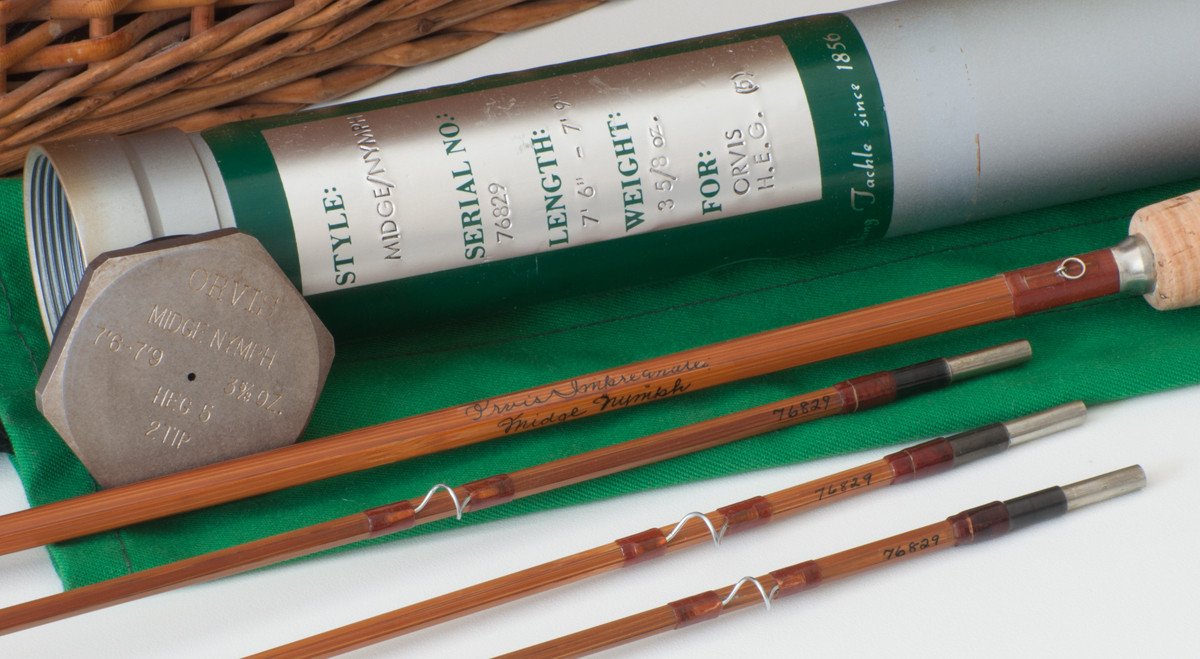 Orvis Midge/Nymph 7'6 and 7'9 4-5wt bamboo rod