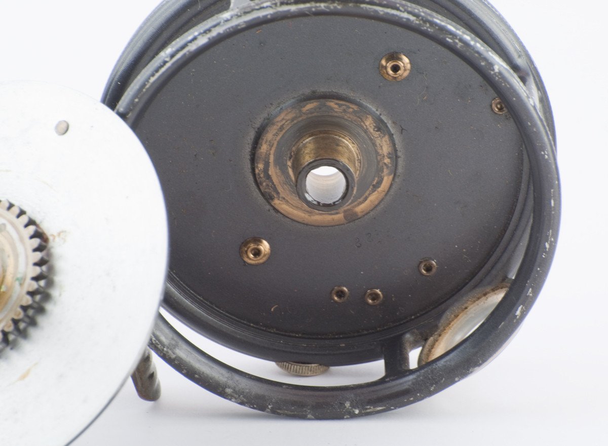 Hardy Perfect 3 3/8" fly reel with spare spool