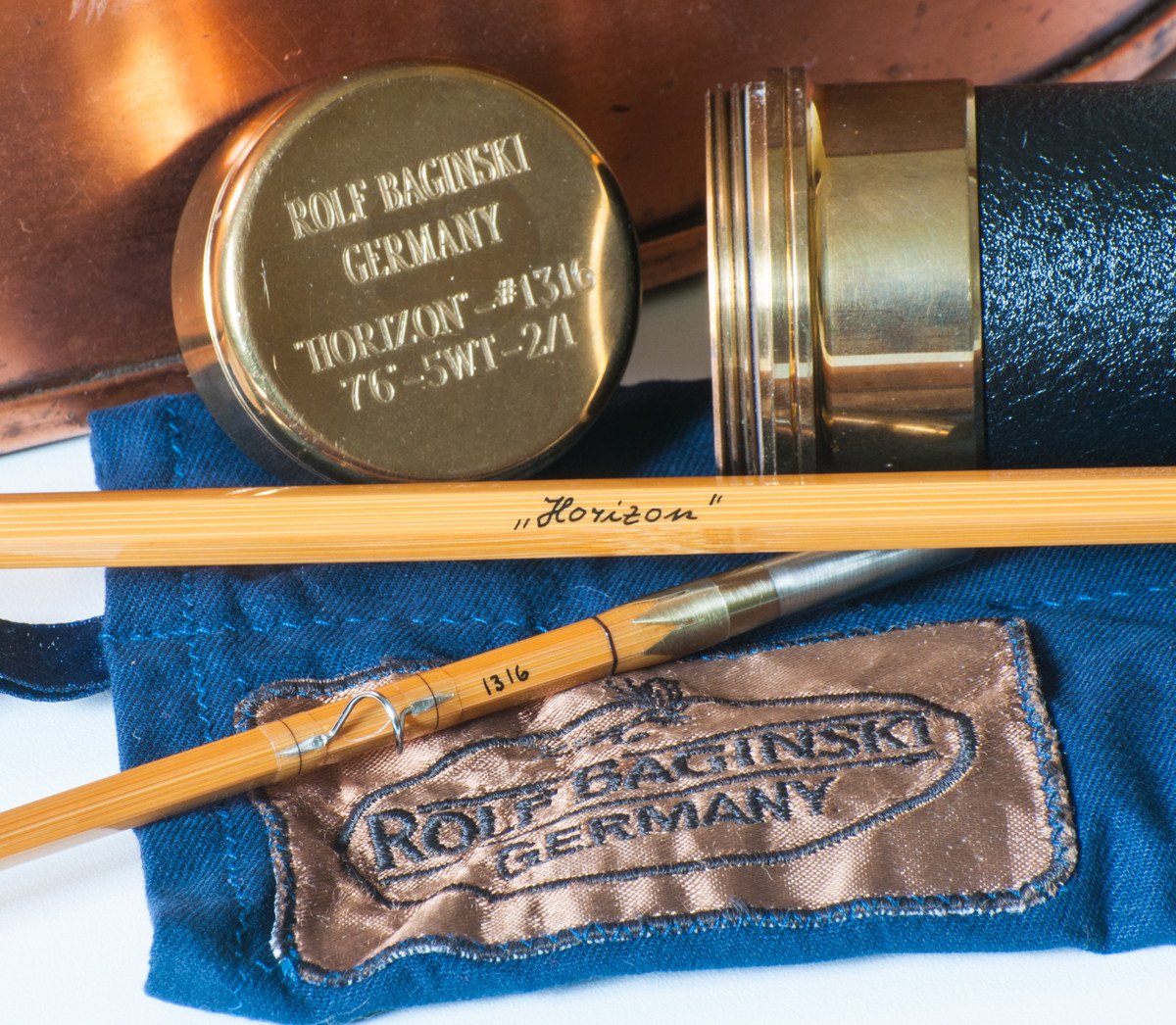 Baginski, Rolf - "Horizon" Bamboo Rod 7'6 2/1 5wt 