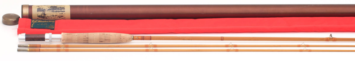 R.L. Winston Bamboo Rod 9' 2/2 #6/7 - maker signature and rod markings