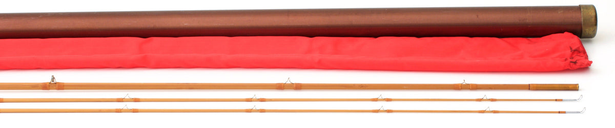 R.L. Winston Bamboo Rod 9' 2/2 #6/7 - rod sections with guides and wraps