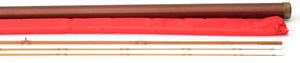 R.L. Winston Bamboo Rod 9' 2/2 #6/7 - rod sections with guides and wraps