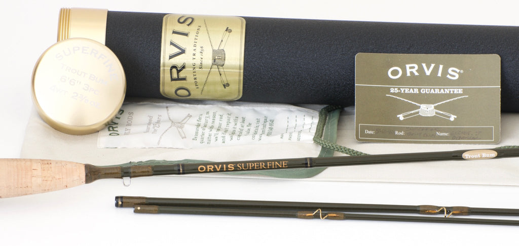 Orvis - Superfine Trout Bum 6'6 4wt Fly Rod - Spinoza Rod Company