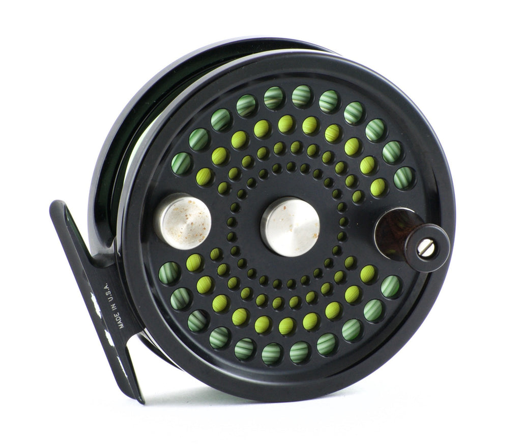 ABEL エーベル #3n AR フライリール (9UP826YGGw) Abel #3N AR Fly Fishing Reel. Gold Frame. Anti-Reverse. Made in