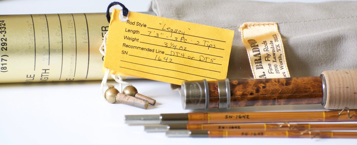 Bradford, J.A. (John) -- Legacy Bamboo Rod - 7'3 3/2 4-5wt 