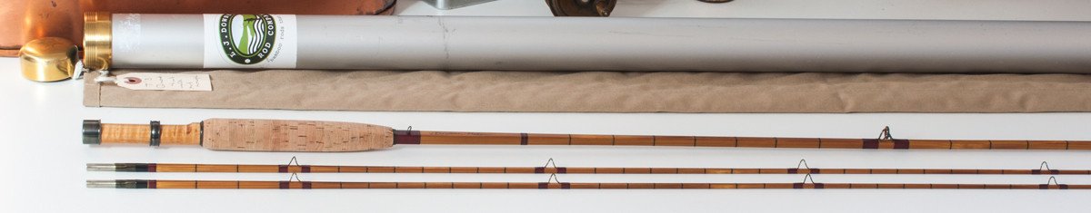 Downes, Jim - 7'3 2/2 4wt Quadrate Bamboo Rod 